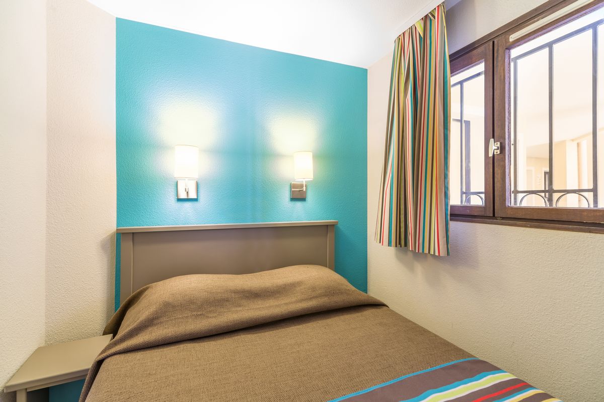 Chambre double — appartement de la Résidence Cannes Verrerie